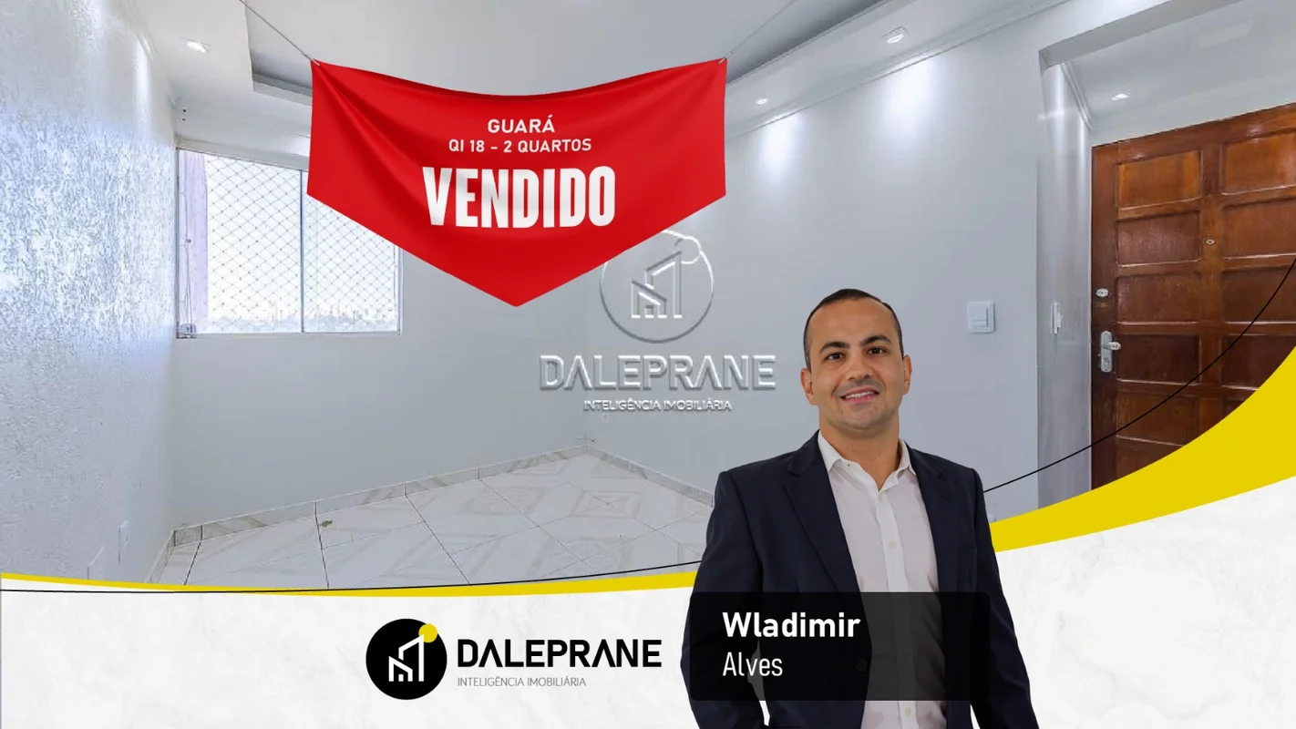 DALEPRANE INTELIGÊNCIA IMOBILIÁRIA VENDE COM EXCLUSIVIDADEAPARTAMENTO DE 2 QUART...