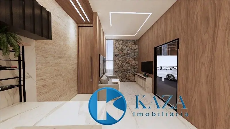 Excelente casa com alto padrão e fino acabamento, conta com sala ampla, com dois...