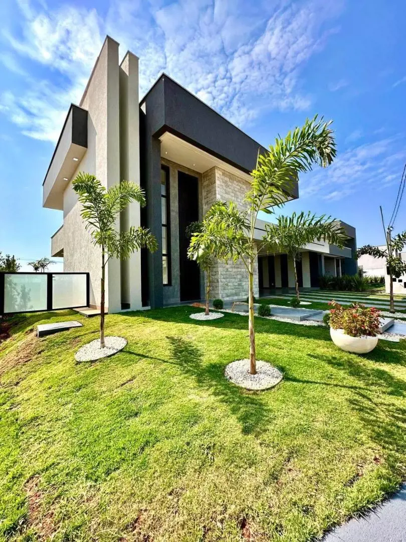Casa 4 suítes no condomínio Terras Alpha 1Residência de esquina, moderna e com f...
