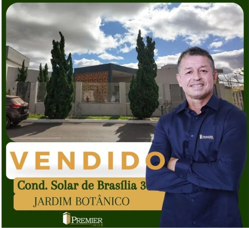 Premier Imob vendeCasa térrea no Condomínio Solar de Brasília III Conjunto 01Áre...