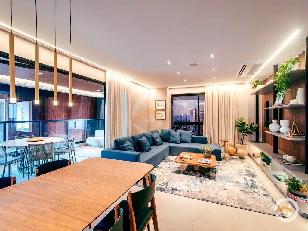 Apartamentos com 3 suítes de 153 m² com varanda gourmet e churrasqueira a carvão...