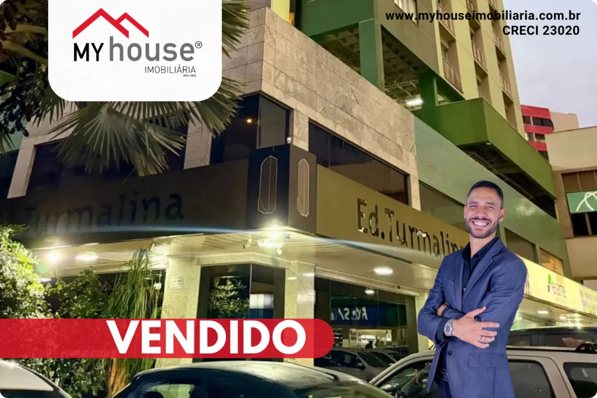 **MY HOUSE VENDE** *Apartamento de 1 Quarto à Venda – Residencial Turmalina – Ág...
