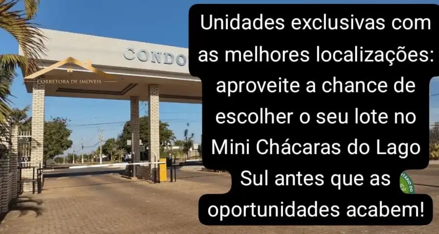 Condomínio Mini Chácara do Lago Sul: Conforto e Qualidade de Vida no Jardim Botâ...