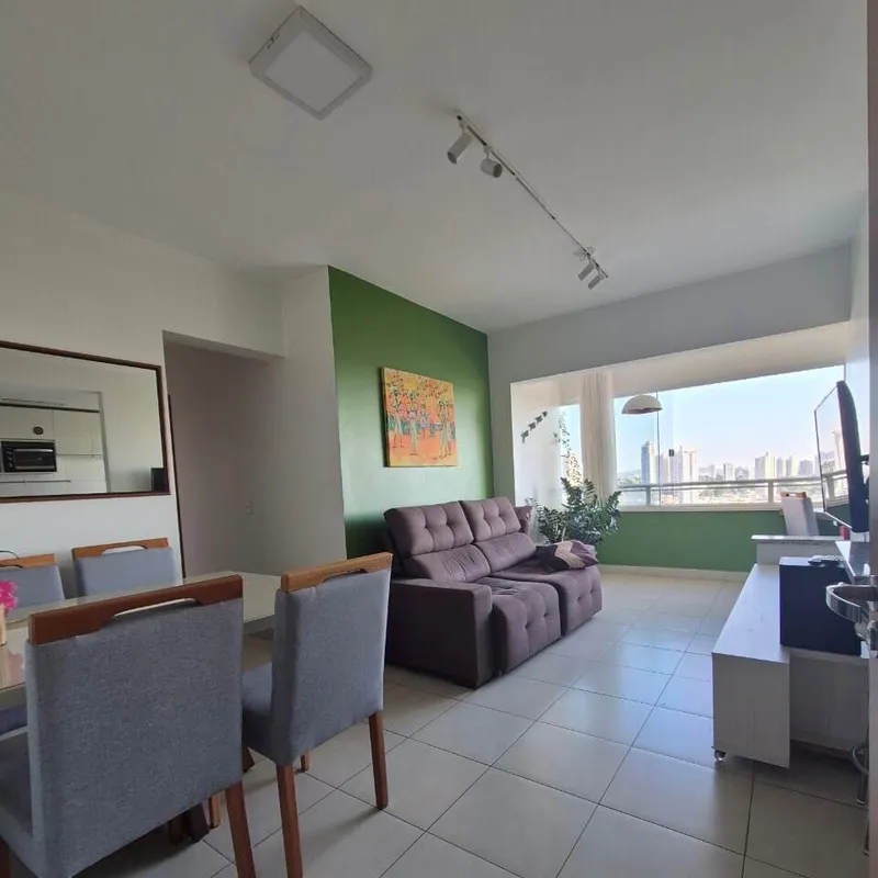 Esse apartamento mobiliado de 62 m² no Setor Parque Amazônia é uma ótima opção p...
