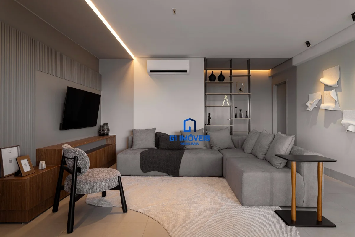 Vox Home – Apartamento Mobiliado de 3 Suítes | 130 m² privativosA apenas 500 met...