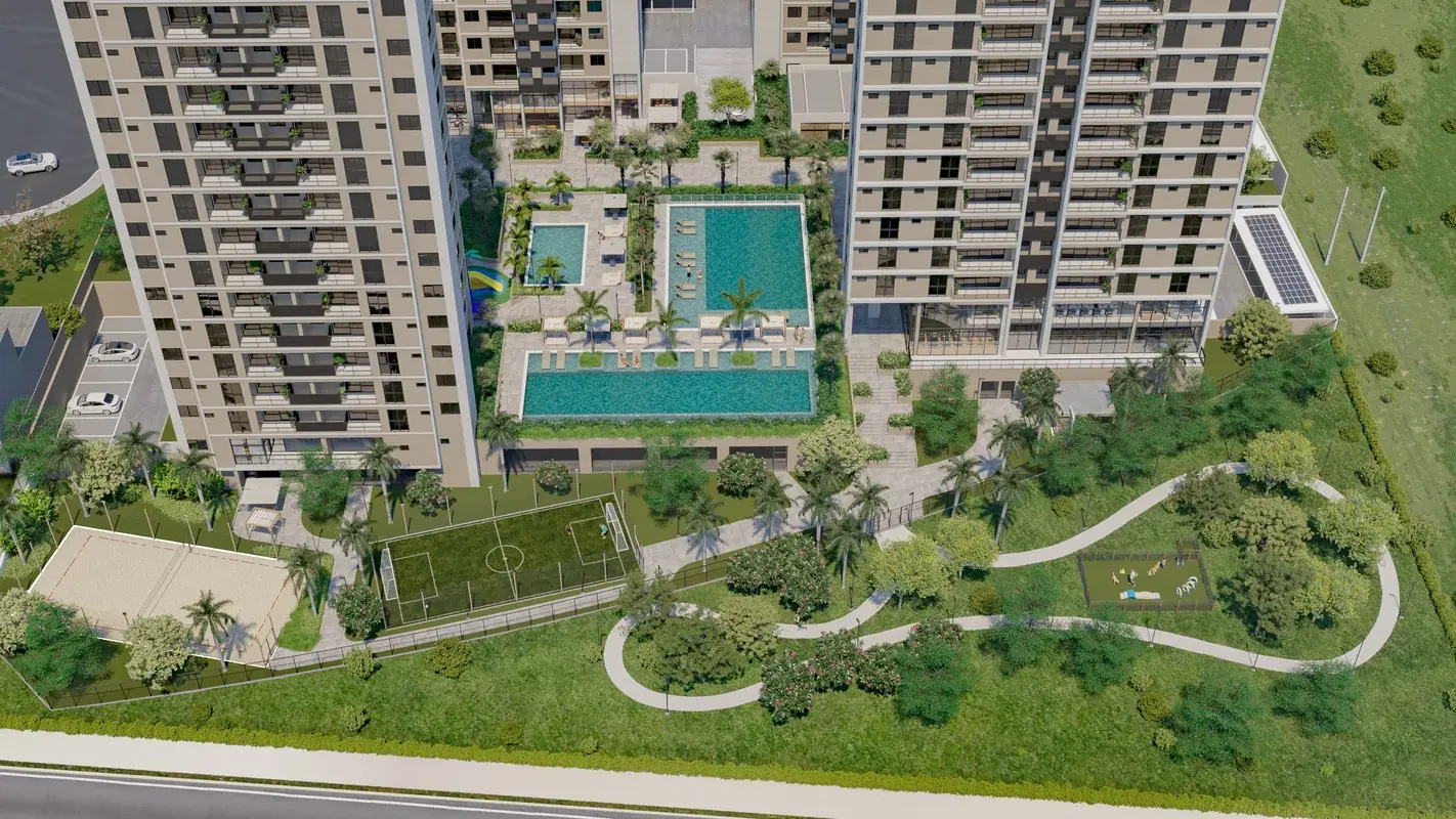 Um Resort para chamar de larViva Águas Claras Residencial ResortApartamentos de ...