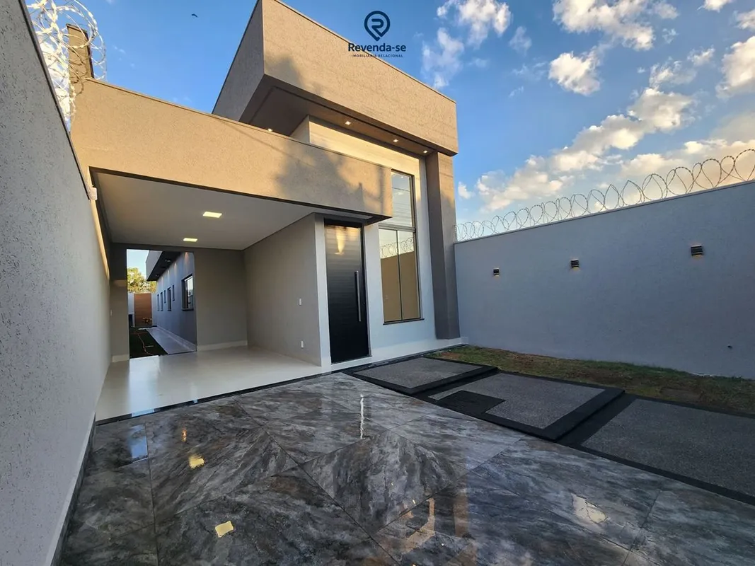 Casa Moderna com Acabamento de Alto Padrão - 3 Quartos | 121,8m² Construídos Jar...