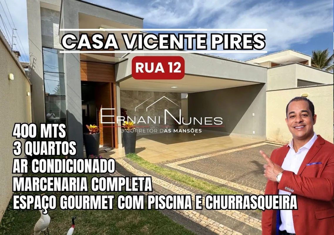 Ernani Nunes, o Corretor das Mansões, Apresenta: (CA00777)Casa Moderna Rua 12 | ...
