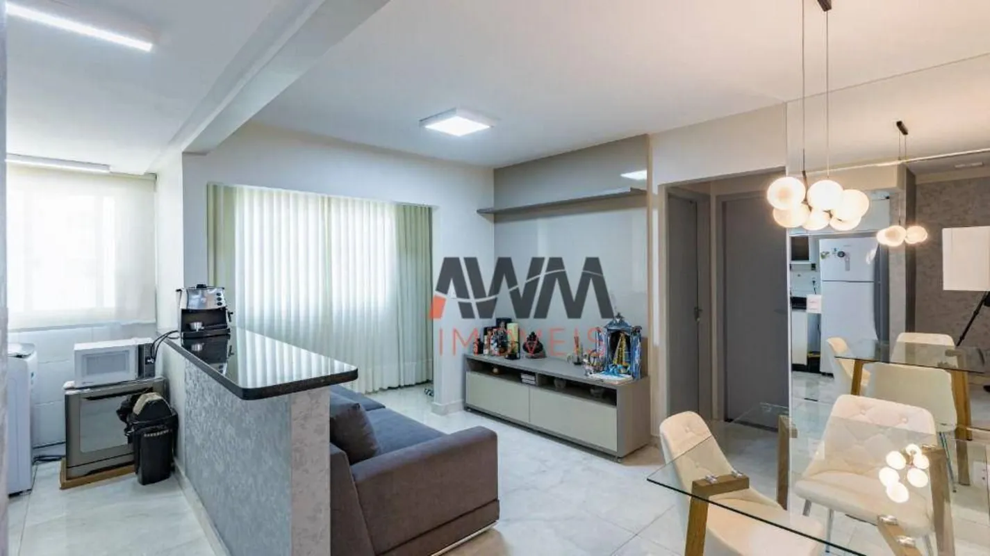 Apartamento com 2 quartos, 1 suíte, banho social, sala 2 ambientes, cozinha, áre...