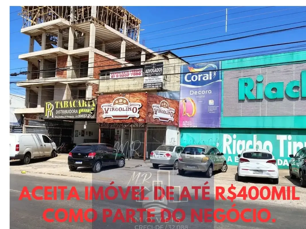 Excelente oportunidade na Ceilândia Sul: prédio misto residencial e comercial, c...