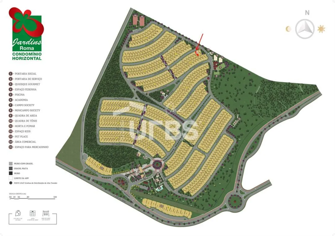 COD U-0025646 - Lote de 268 m² à Venda no Jardins Roma – Localização Privilegiad...