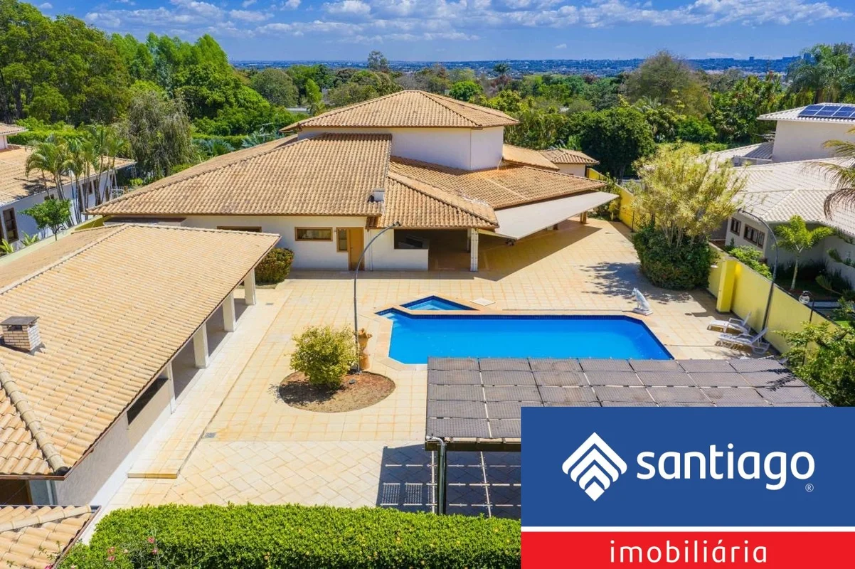 CASA EM CONDOMÍNIO FECHADO I LAZER I SUÍTES I LAGO SUL SANTIAGO IMOBILIÁRIA VEND...