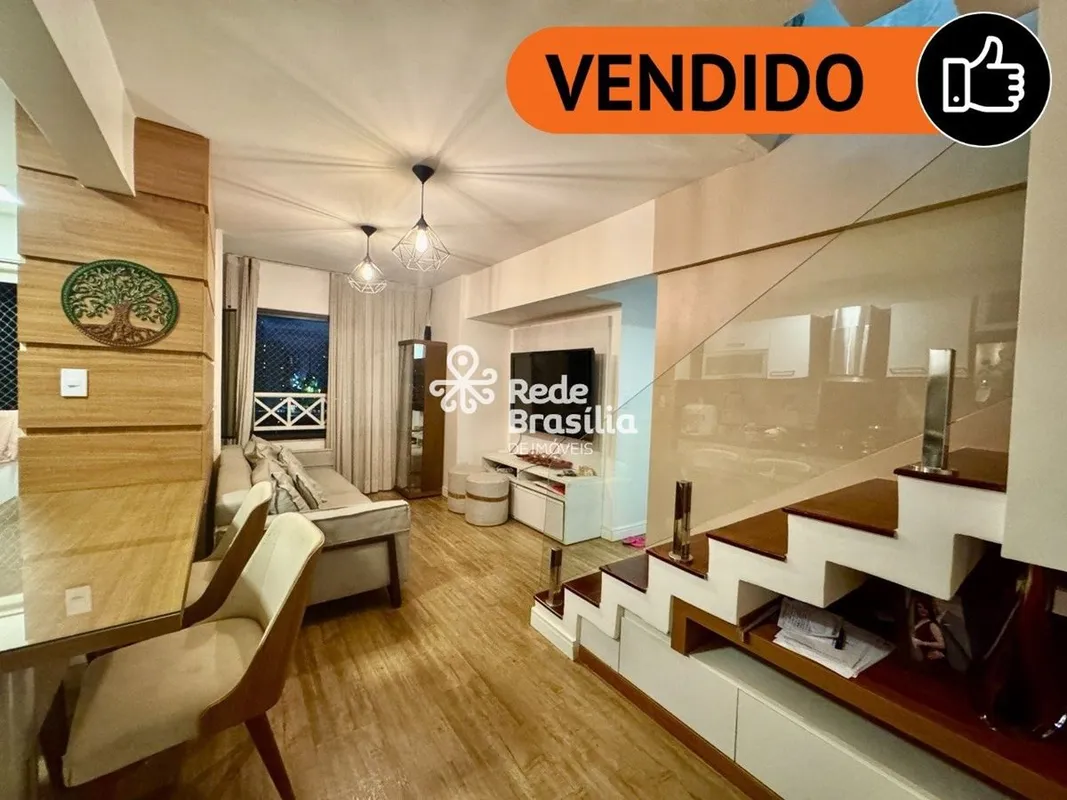 Vendo Cobertura duplex dentro de quadra em Águas Claras, com armários planejados...