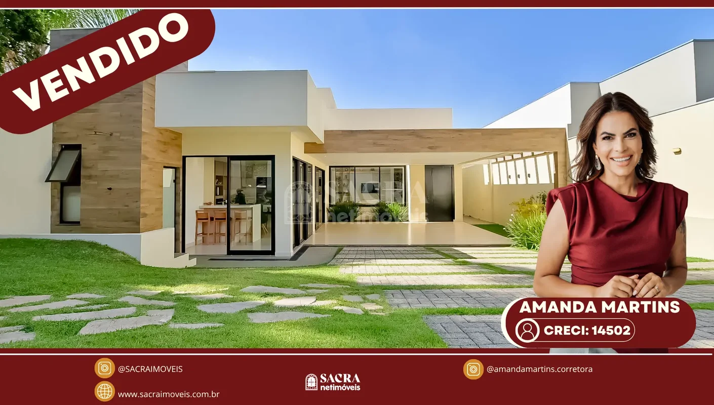 CASA ALTO PADRÃO EM ARNIQUEIRAS – 5 QUARTOS, 4 SUÍTES Belíssima casa dentro de c...