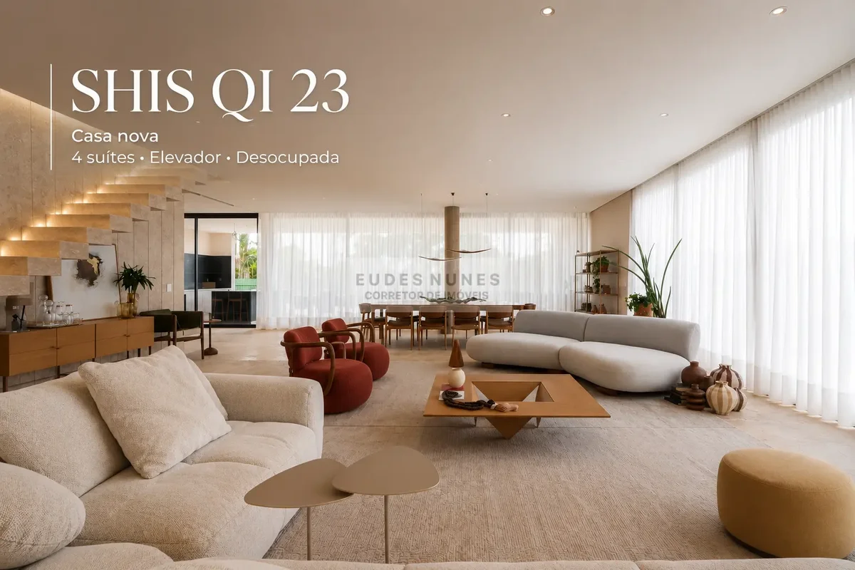 Casa com 4 suítes à venda na SHIS QI 23, Lago Sul – Brasília.Projeto de arquitet...