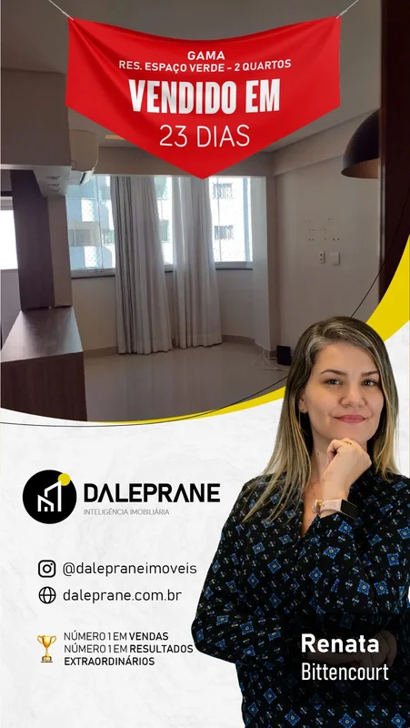 DALEPRANE INTELIGENCIA IMOBILIARIA VENDE:APARTAMENTO NO RESIDENCIAL ESPAÇO VERDE...