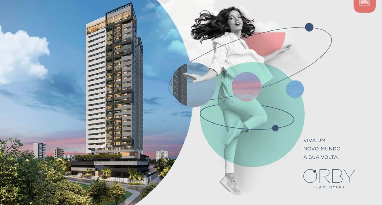 Apartamento 84m² – Orby FlamboyantMore no coração do Jardim Goiás, em um apartam...