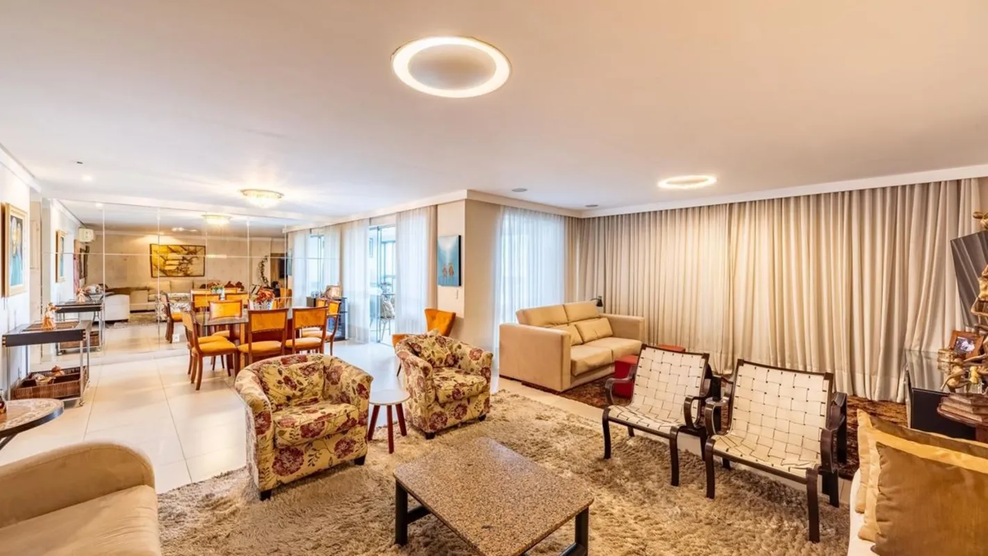 Apartamento com 206 m², 4 suítes, 3 vagas, andar alto, posição nascente e vista ...