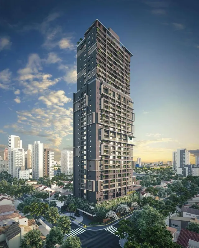 ? Pronto para morar no alto de Goiânia!Apartamento mobiliado no 22º andar do Hub...