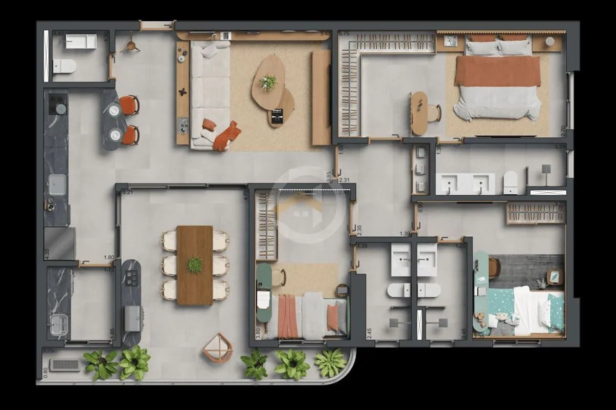 Seja o Tom da sua história - apartamento 3 suites plenas - 116m² no BuenoUnidade...