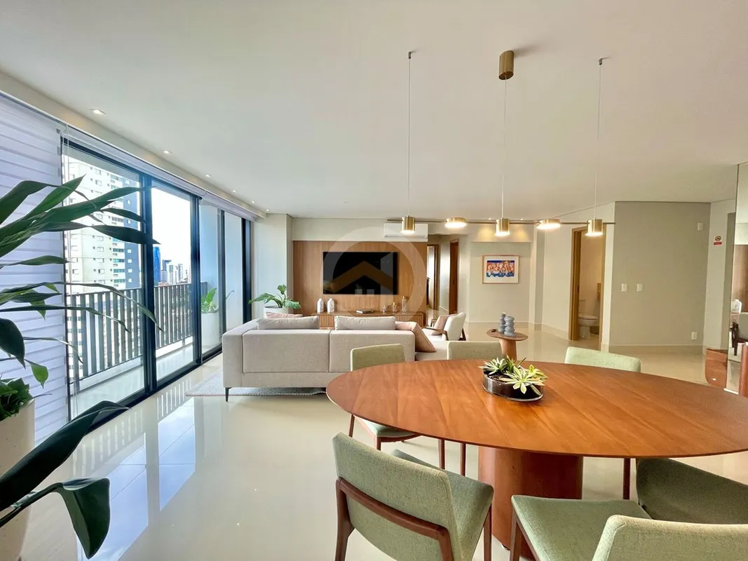 Apartamento mobiliado e decorado no Setor Marista em andar alto e com 3 vagas in...