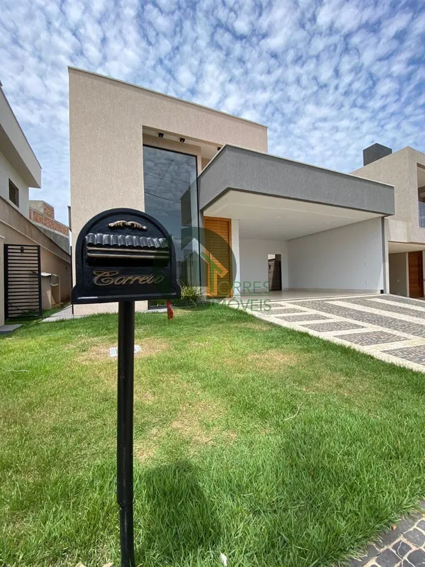 Casa Condomínio Jardins Bolonha 3 Suítes plenas sendo 1 com closet Sala pé-direi...