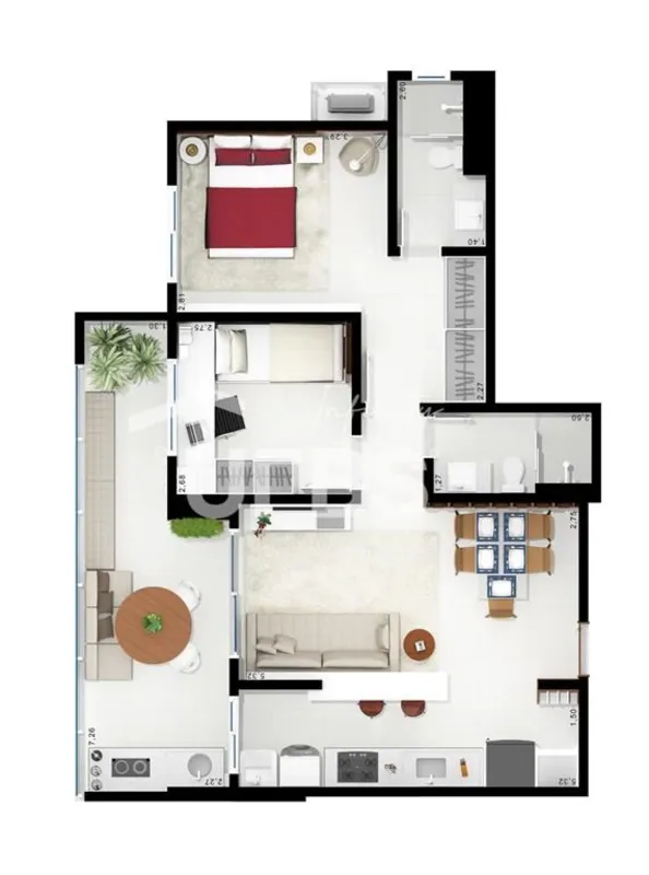 COD U-0019414 - Descubra o seu novo lar no Setor Bueno! Apartamento impecável co...