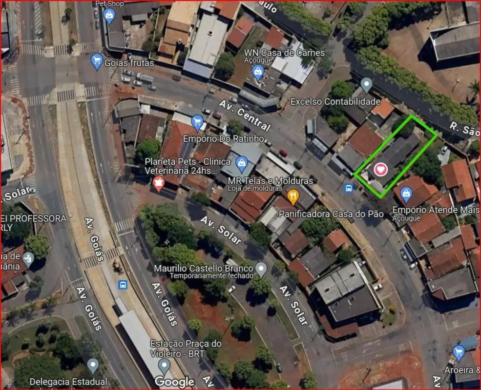 Trata-se de um lote com 611 m², localizado na Avenida Central, Quadra 53, Lote 0...