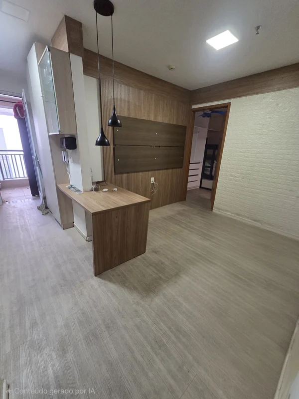 Apartamento 2 quartos com 48 metrosvista livre, armários na cozinha no quartosal...