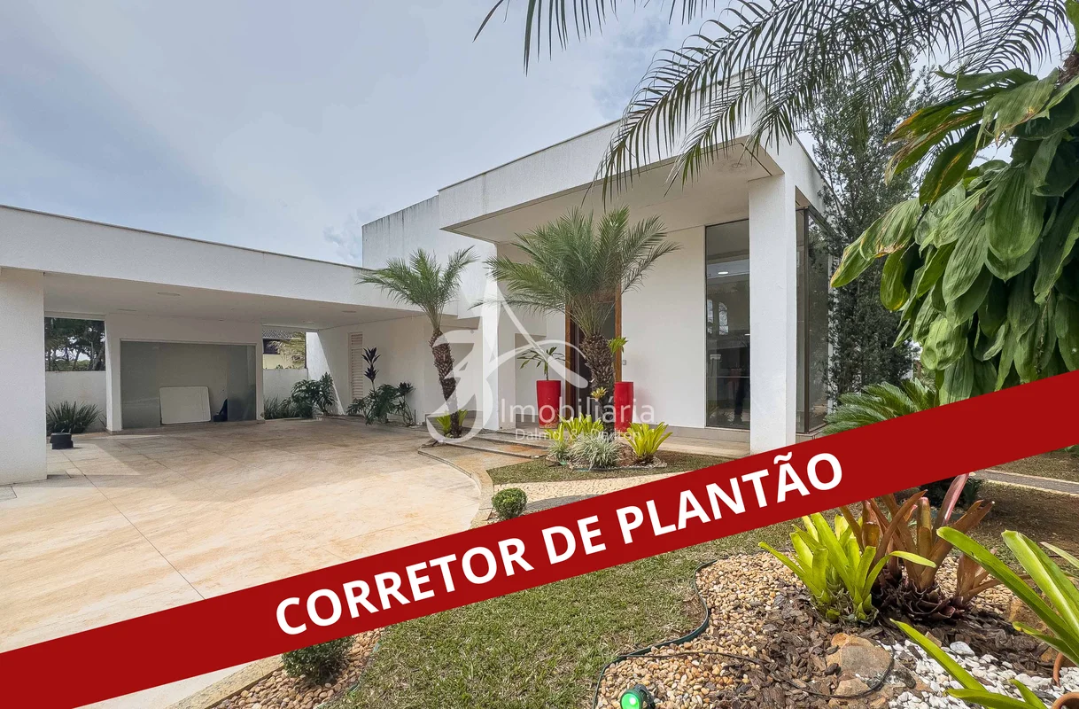 QL 26 – Lago Sul!Casa térrea sofisticada, nascente, com vistas livres.Encante-se...