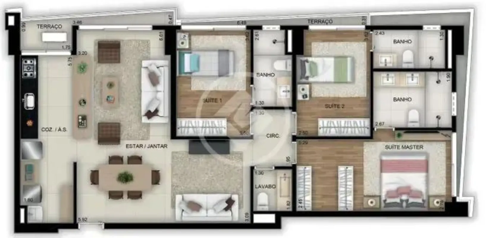 ? Opus Gyro Vaca Brava Design??Unidade – Nº 507?? ALA VACA BRAVA?? Rua T-38, Nº ...