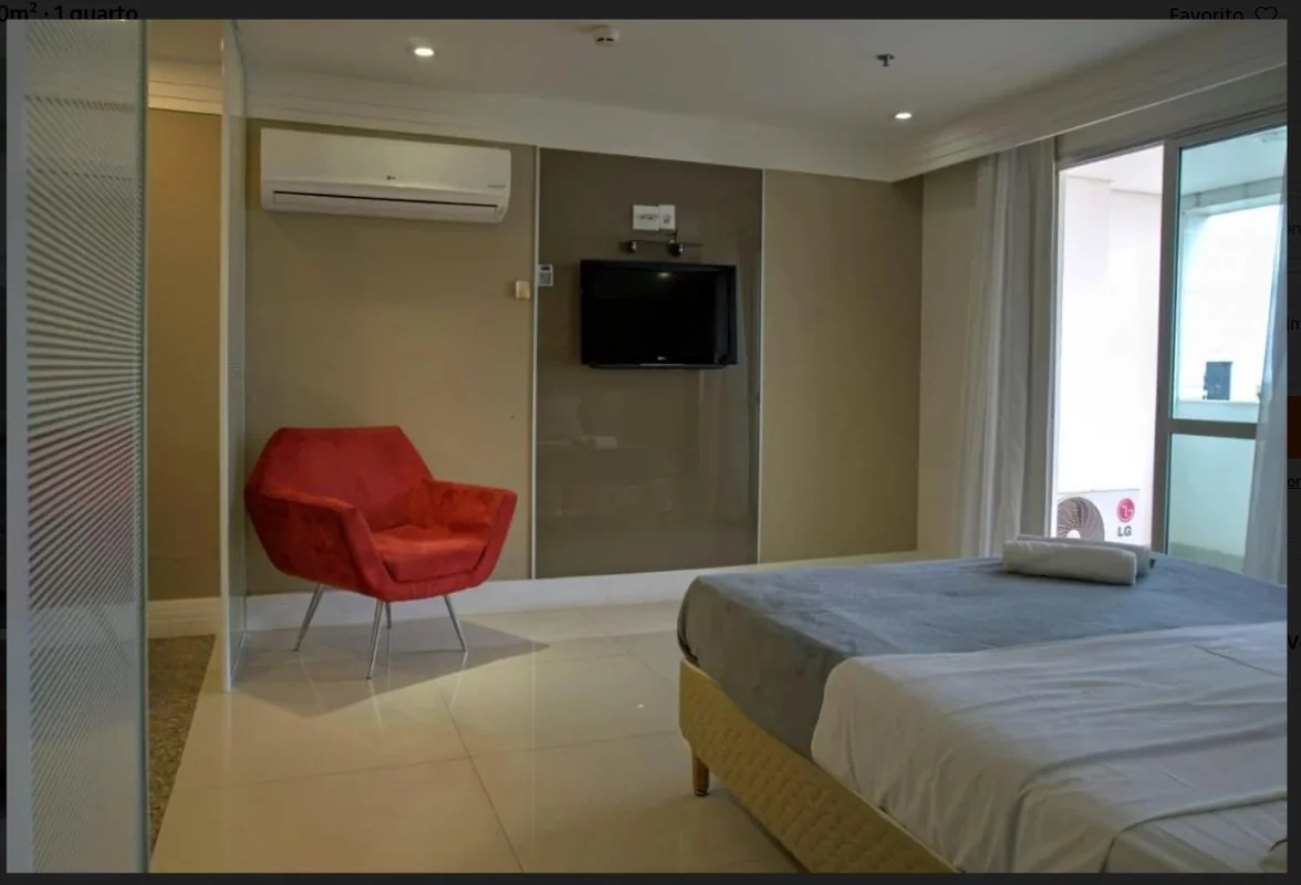 Vendo Flat – Mercure Líder | 40 m² | Fora do Pool | MobiliadoFlat de 40,26 m², m...