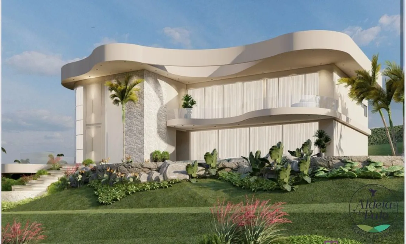 Sobrado em construção no Aldeia do Vale.Térreo com integração sala de estar, jan...