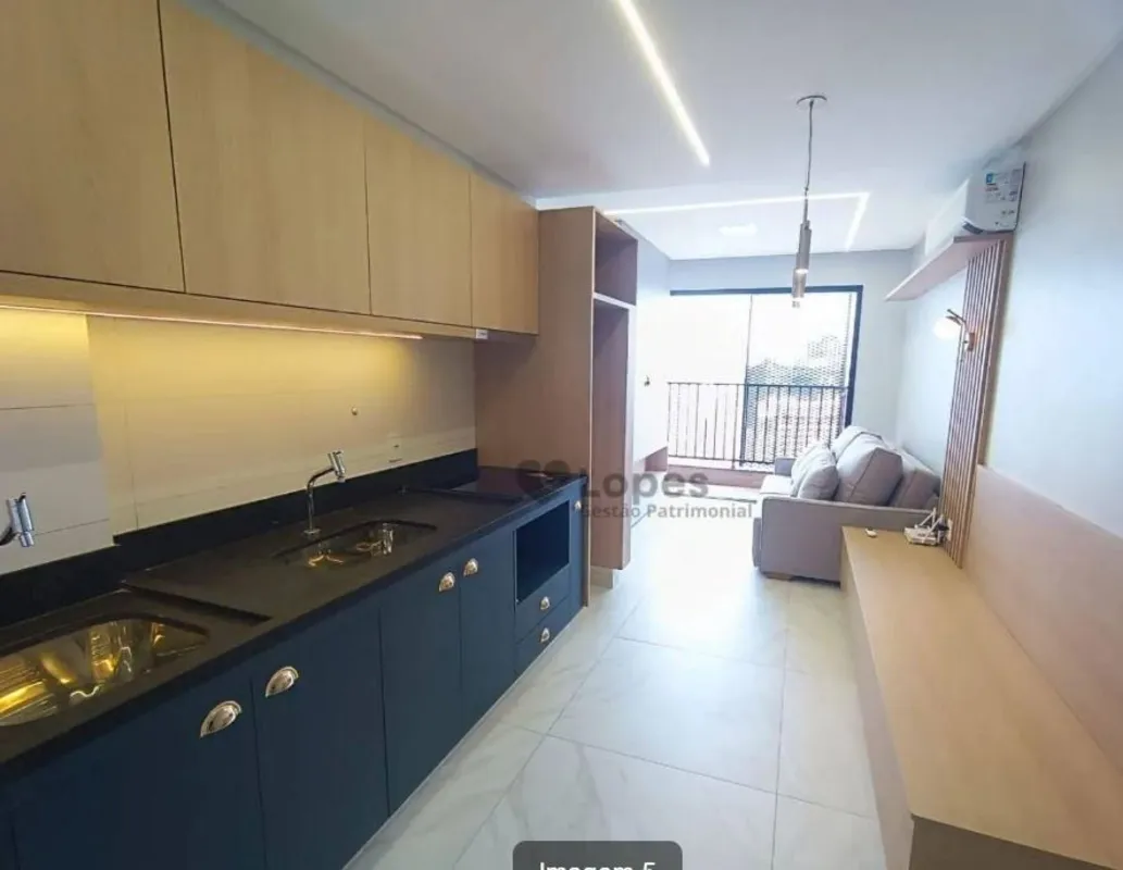 1 quarto bem montado em armários1 Vaga de garagemAndar altoStudio mobiliado no p...