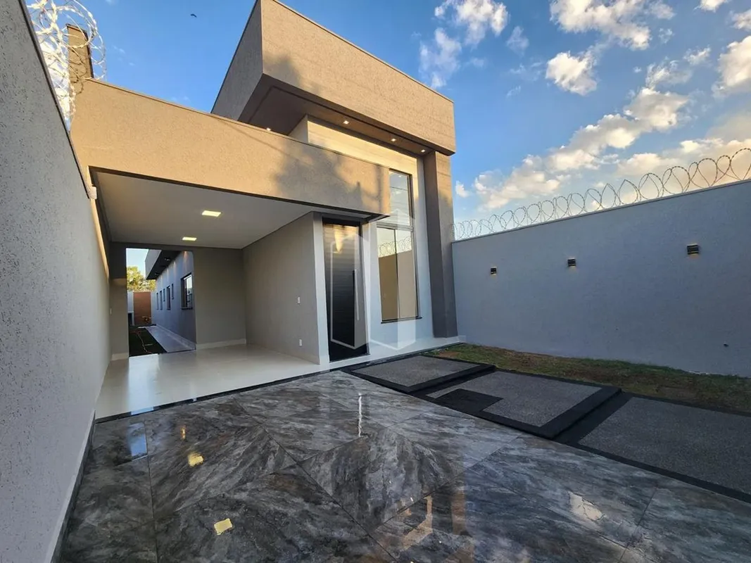 Casa moderna com acabamento de alto padrão - 3 Quartos | 121,8m² construídos Jar...