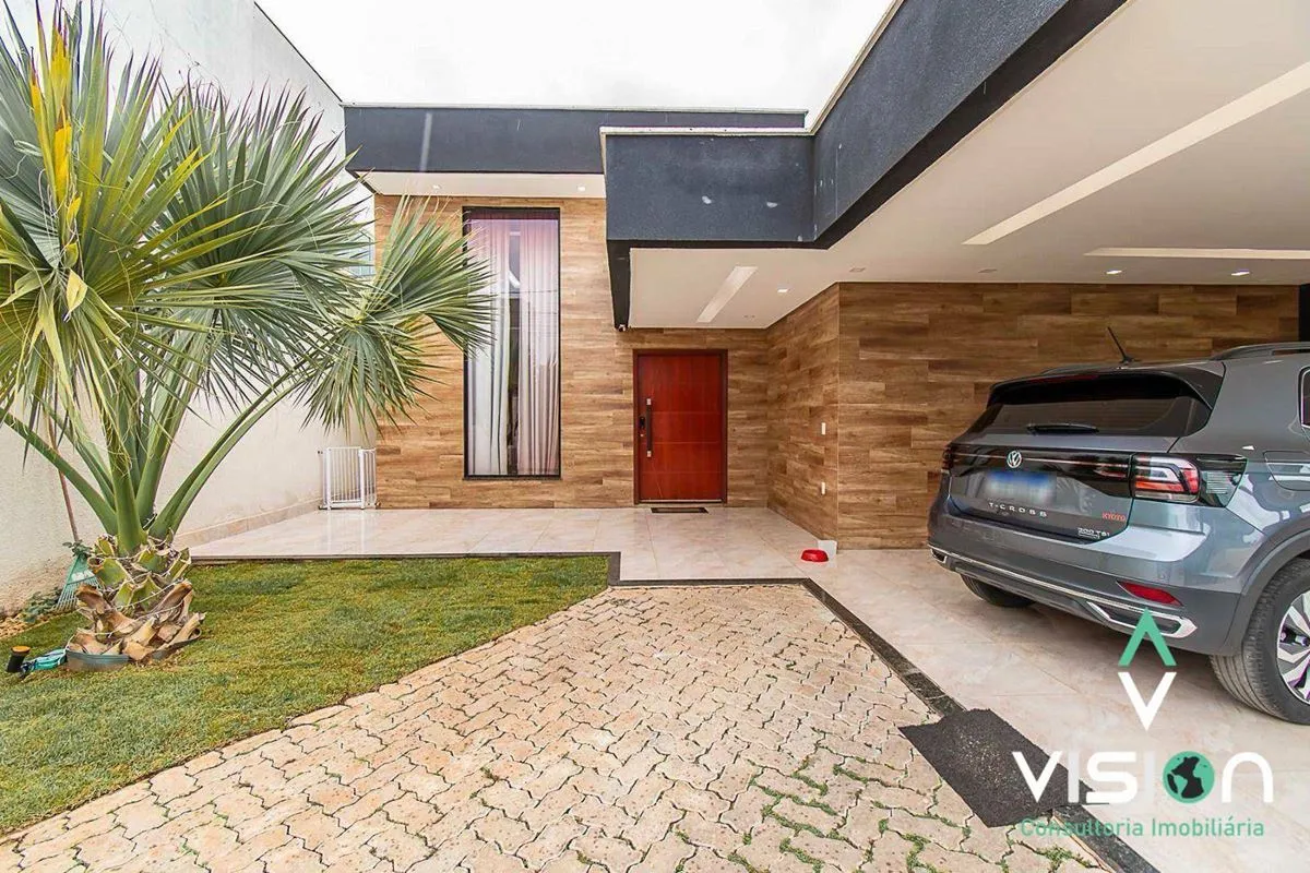 Linda Casa Moderna, em Vicente Pires!Casa com 260m² de Área Privativa: 3 Quartos...