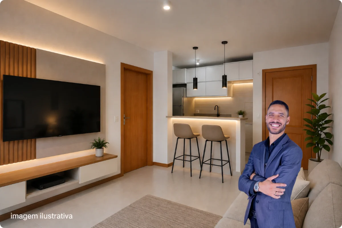 APARTAMENTO 1 QUARTO – 38M – RESIDENCIAL UNO RESIDENCE .CARACTERÍSTICAS DO IMÓVE...
