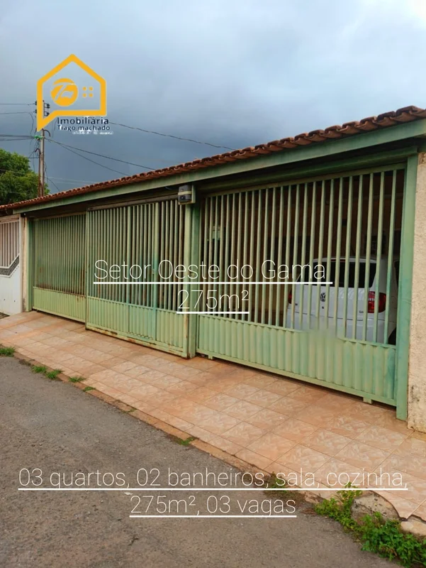Descubra uma casa ampla, bem localizada na Quadra 19, SETOR OESTE, GAMA, DF. Com...
