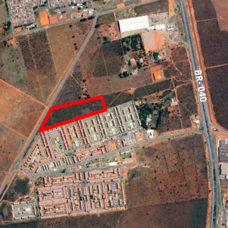 Excelente área em Santa Maria - DF frente a vicinal 371, ao lado do empreendimen...