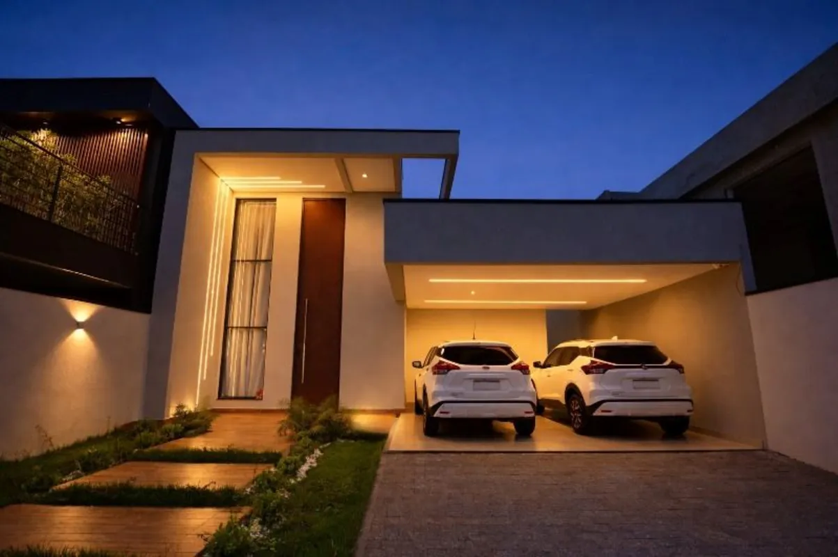 J. RIBEIRO IMÓVEIS VENDE CASA MODERNA EM CONDOMÍNIO FECHADO VICENTE PIRESResiden...