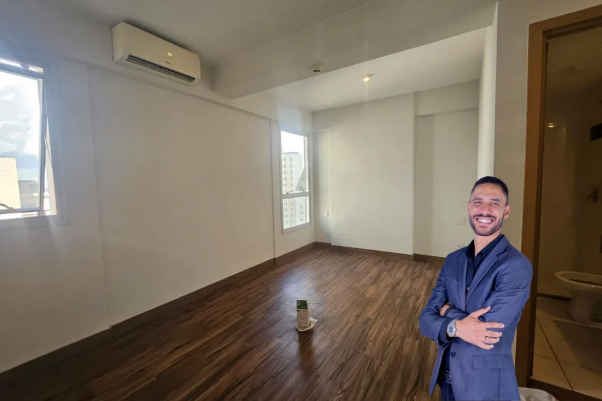 FLAT 1 QUARTO – 38M – RESIDENCIAL S4 MALL HOTEL CARACTERÍSTICAS DO IMÓVEL:O imóv...