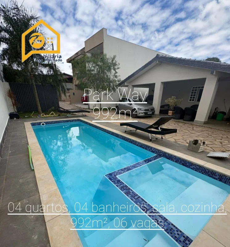 Imagine viver em uma casa espaçosa e acolhedora no coração do Park Way, em Brasí...