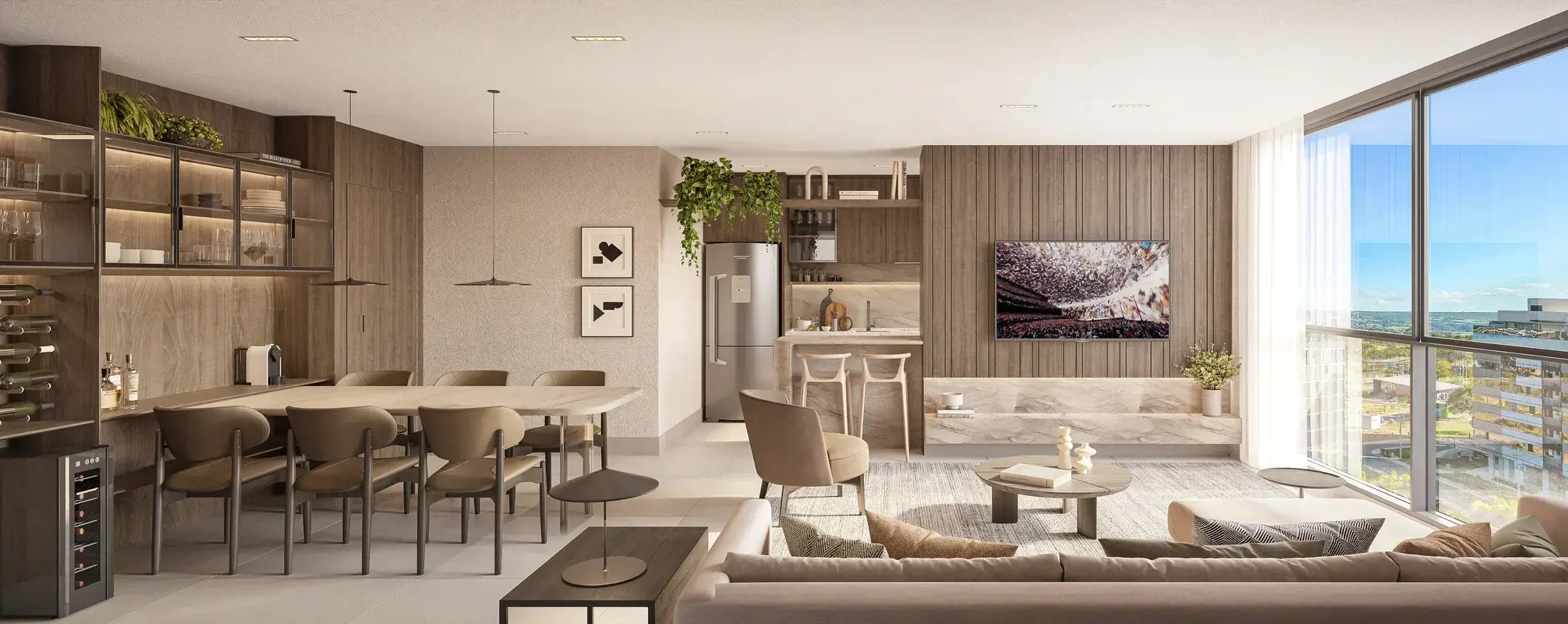 O Moment Noroeste possui 3 plantas diferentes, com opções entre 88 a 112m² com 1...