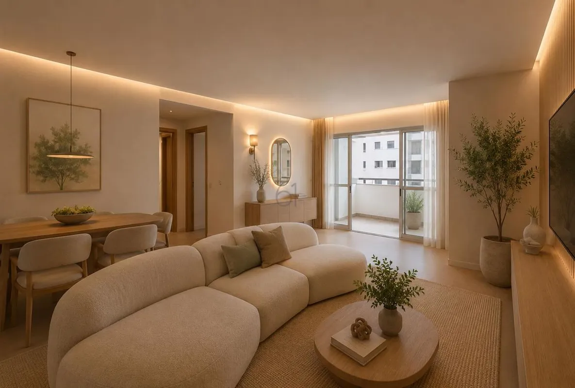 Que tal viver em uma das melhores quadras do Sudoeste? DESOCUPADO!Este apartamen...
