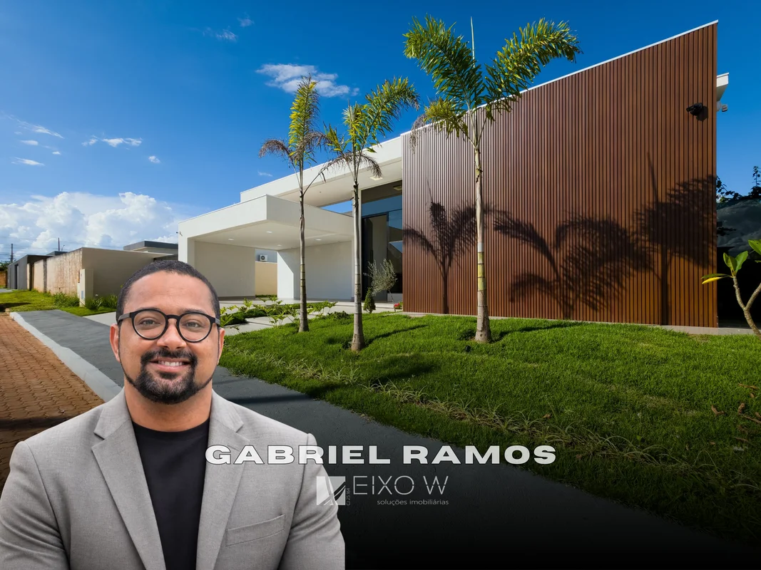 Belíssima casa térrea nova, contemporânea e de alto padrão, com cerca de 360 m² ...