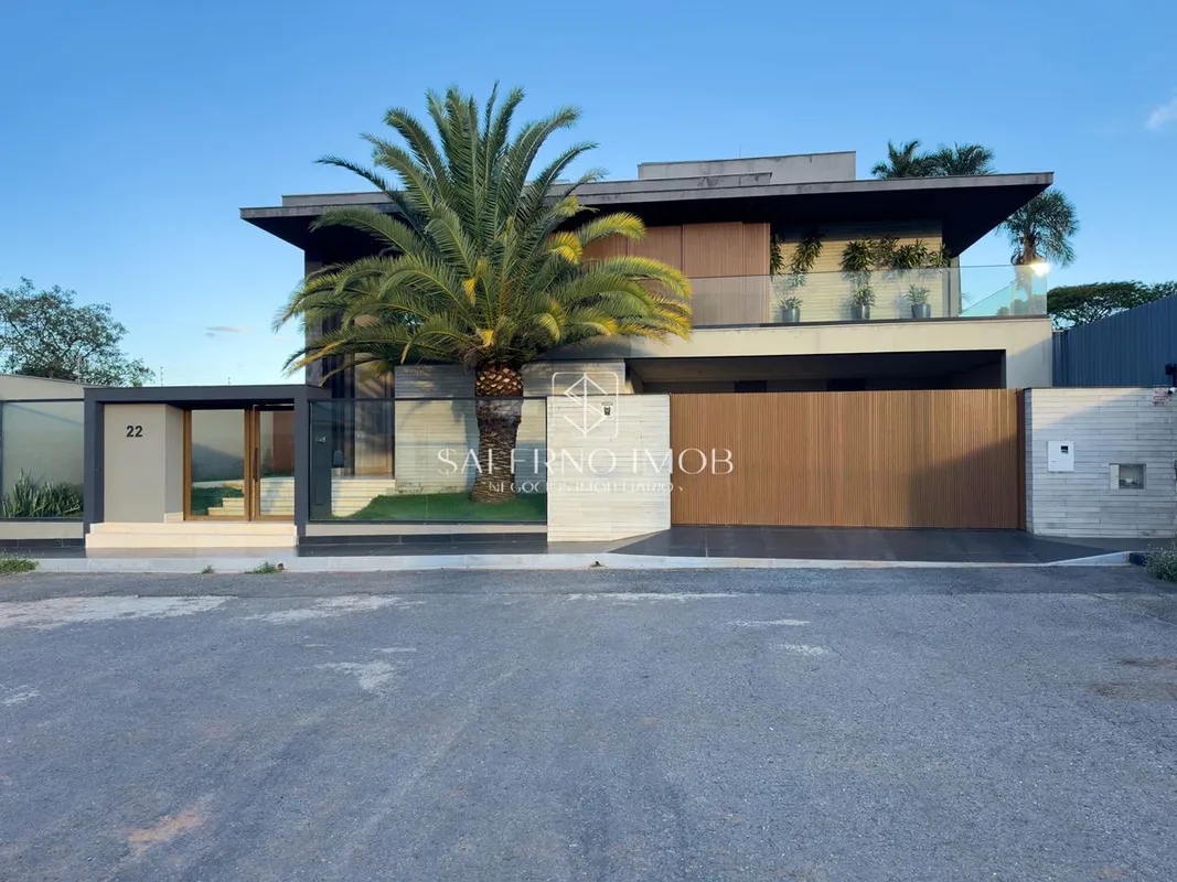 Salerno Imob apresenta:SHIS QI 11 LAGO SUL CASA DE ALTO PADRÃOProjeto contemporâ...