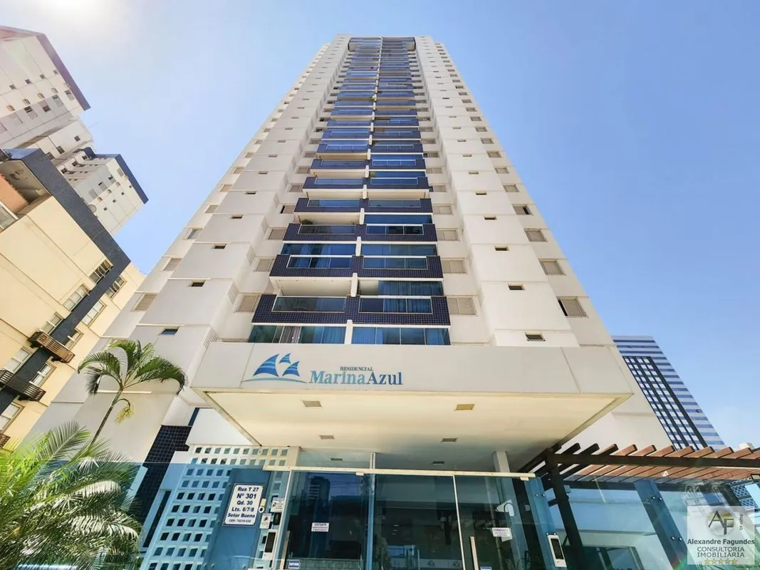 Apartamento á venda no Setor Bueno Rua T-27 Residencial Marina Azul 3 suites Sal...