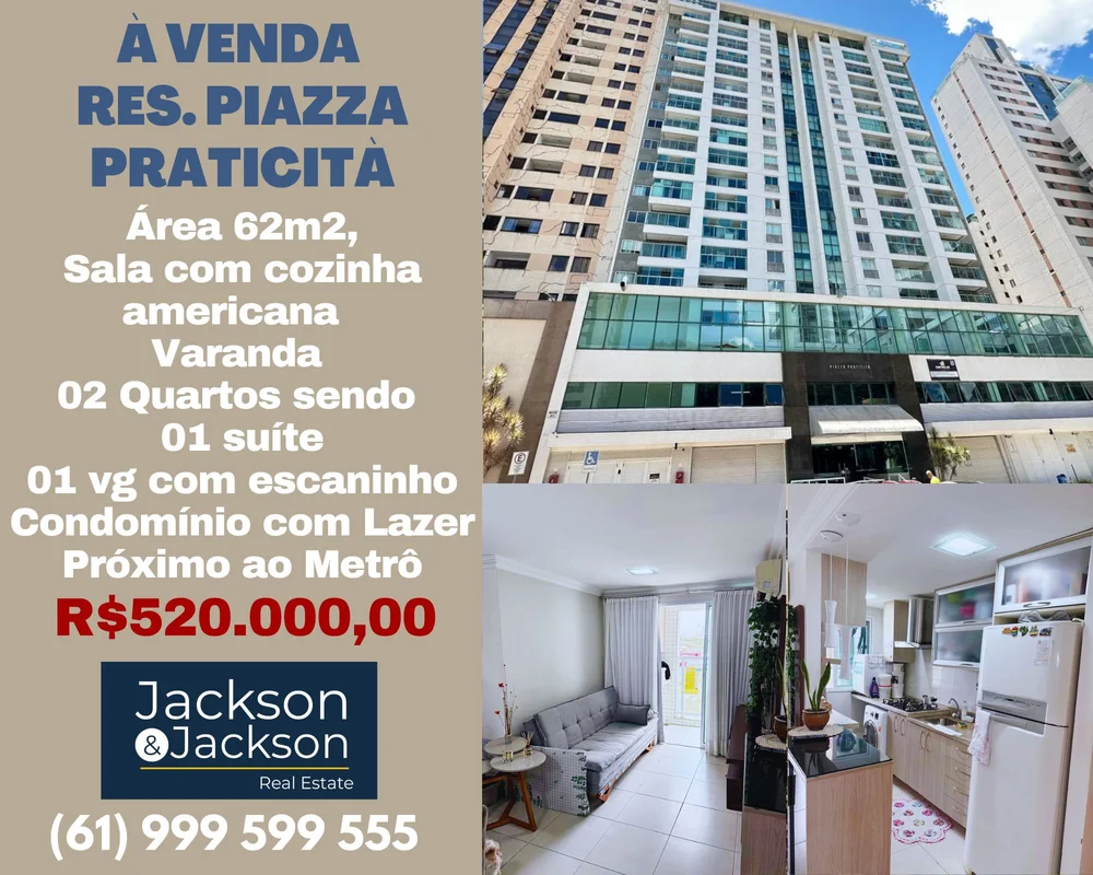 Apartamento à Venda – 2 Quartos | 62,40 m² | Lazer Completo | Vaga CobertaExcele...