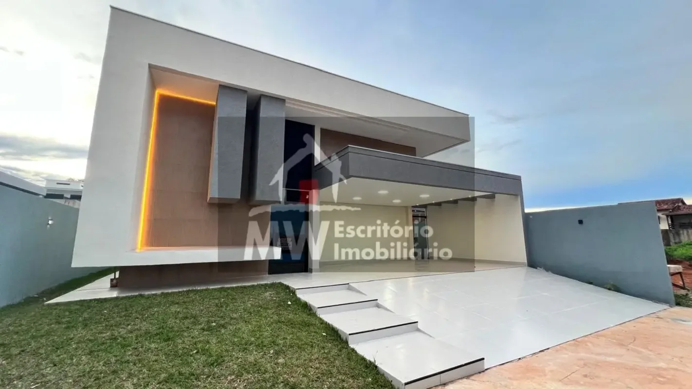 OPORTUNIDADE EXCLUSIVA!!!CASA NOVA, MODERNA, TÉRREA, COM ESCRITURA E HABITE-SE N...