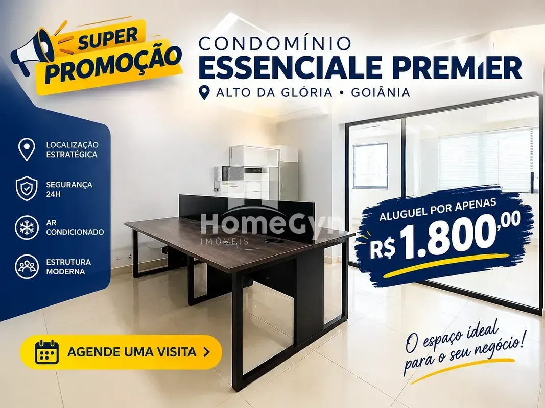  Sala comercial Ed Essenciale Premier no Alto da Glória Ideal para escritórios, ...